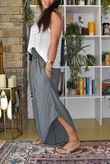 Arbi Gingham Shirring Bandeau Jumpsuit Black